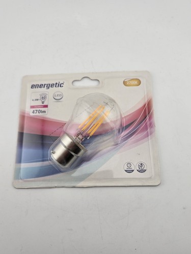 Energetic LED Bulb B22 Bayonet 4.4W (40W Eqv) Warm White 2700K 470lm – Filament - Picture 7 of 7