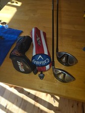 TaylorMade M6 3 & 5 Fairway Woods Fujikura Atmos 6S Stiff Graphite Mens RH