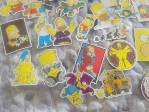 50 pz adesivi skateboard Simpson vinile laptop decalcomanie sticker droga lotto - Foto 8 di 13