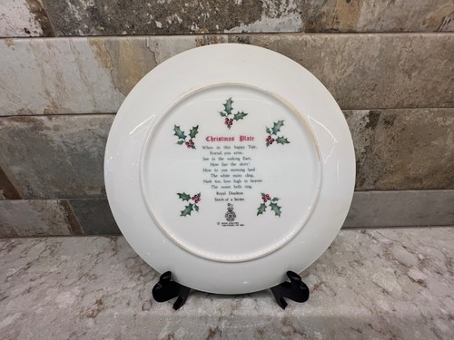 Royal Doulton 1982 Sixth In Series Christmas Plate - Picture 4 of 4
