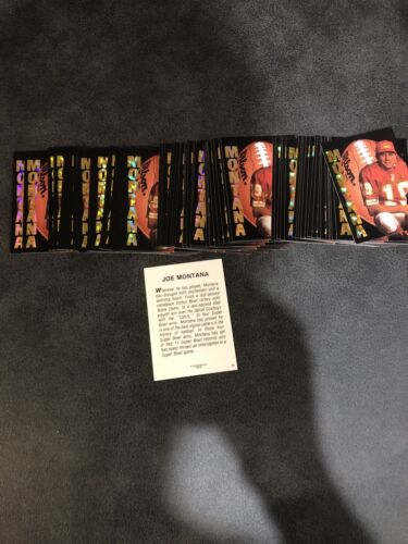 (69) 1993/94 Joe Montana Stadium Sports Gold Foil Lot - 49ers Chiefs - Picture 2 of 2