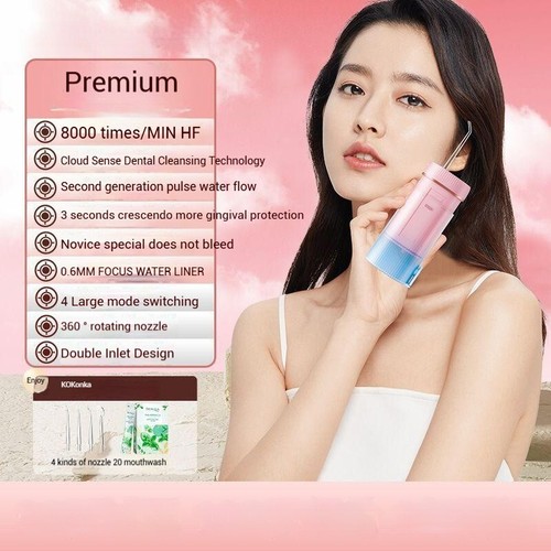 KONKA Electric Water Flosser Dental Oral Irrigator Portable Calculus Waterproof - Foto 26 di 26