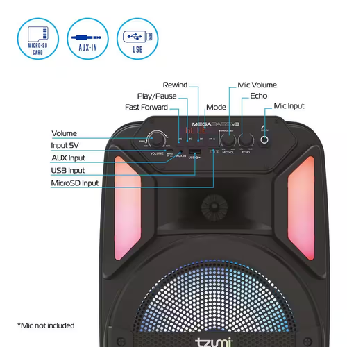 Megabass Jobsite Speaker V3 - Picture 3 of 9