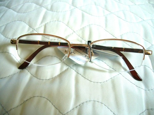 Men's Reading Glasses 1.00 ~ 3.25 Smaller Fit Oval 1/2 Rim Women's Glasses R7733 - Picture 6 of 7