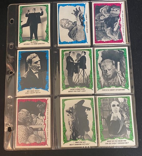 LOT OF 88 VINTAGE TOPPS CREATURE FEATURE YOU'LL DIE LAUGHING TRADING CARDS - Picture 4 of 12