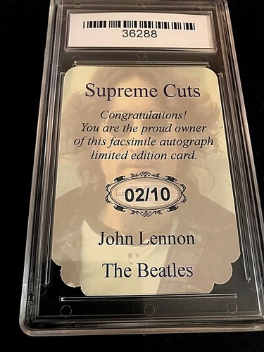 John Lennon The Beatles 2018 Supreme Cuts Hologramm */10 Forever Encased - Bild 2 von 2