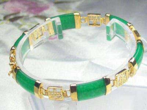 Natürliches Jadearmband Frauen ethnisches Glied Armreif Schmuck Zubehör Party Geschenke Neu - Bild 2 von 48