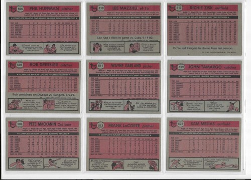 1981 Topps Baseball card singles #401 to #600 - Picture 99 of 189