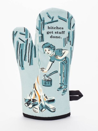 Horno de cocina azul Q Mitt 100 % algodón anfitrión anfitriona ducha novia regalo Fav - Imagen 12 de 78