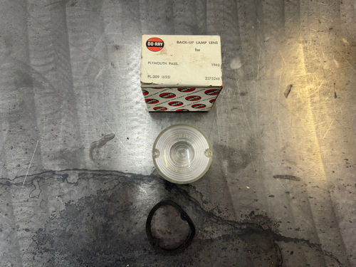 1962 PLYMOUTH FURY BELVEDERE SAVOY BACK-UP REVERSE LAMP LENS LIGHT