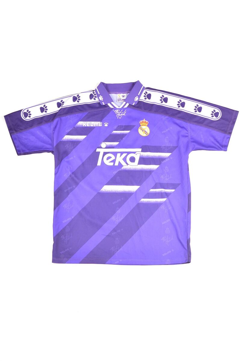 Kelme Real Madrid FC Vintage 1994/96 Away Football Soccer Kelme Real Madrid FC Vintage 1994/96 Away Football Soccer