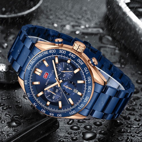 MINI FOCUS Men Watch Multifunction Military Wristwatch Business Male Date Watch - Picture 15 of 29