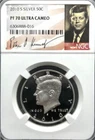 2010-S Silver Kennedy 50c NGC PF 70 Ultra Cameo -Kennedy Signature label