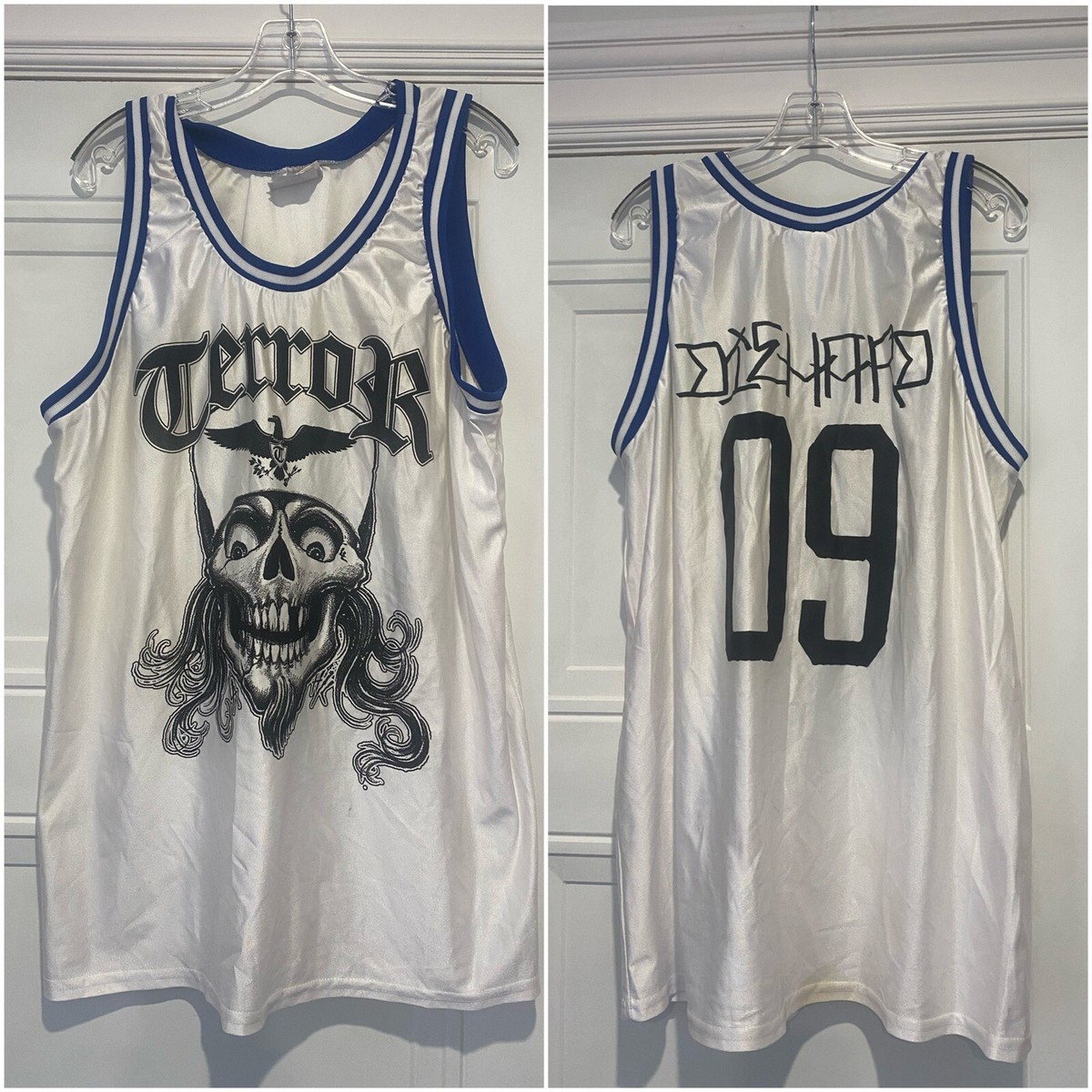 TERROR HARDCORE BAND DIEHARD JERSEY TANK SKULL 2010 2XL RARE