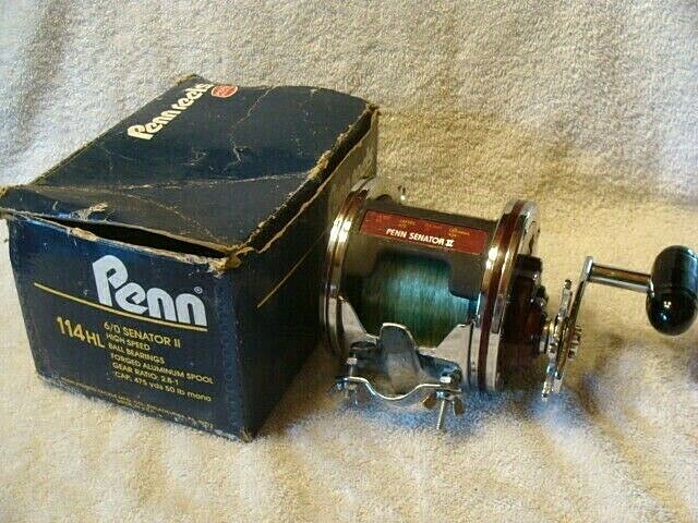 PENN SENATOR II 114HL HIGH SPEED LIGHT FISHING REEL PENN SENATOR II 114HL HIGH SPEED LIGHT FISHING REEL 100% price guarantee