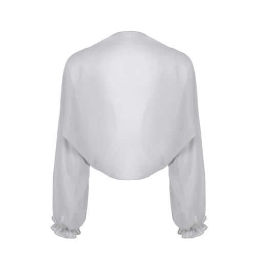 Cardigan donna chiffon trasparente maniche lunghe scialle kimono protezione solare copricapo - Foto 65 di 88