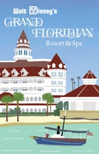 Walt Disney World Grand Floridian Resort & Spa DVC Disney Vacation Club Poster