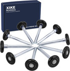 10 Pack Black 2" Nylon Garage Door Roller 4" Stem with 6200-2RS Bearings