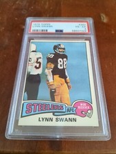 1975 Topps #282 Lynn Swann RC Rookie STEELERS PSA 4 VG-EX cert#58507328