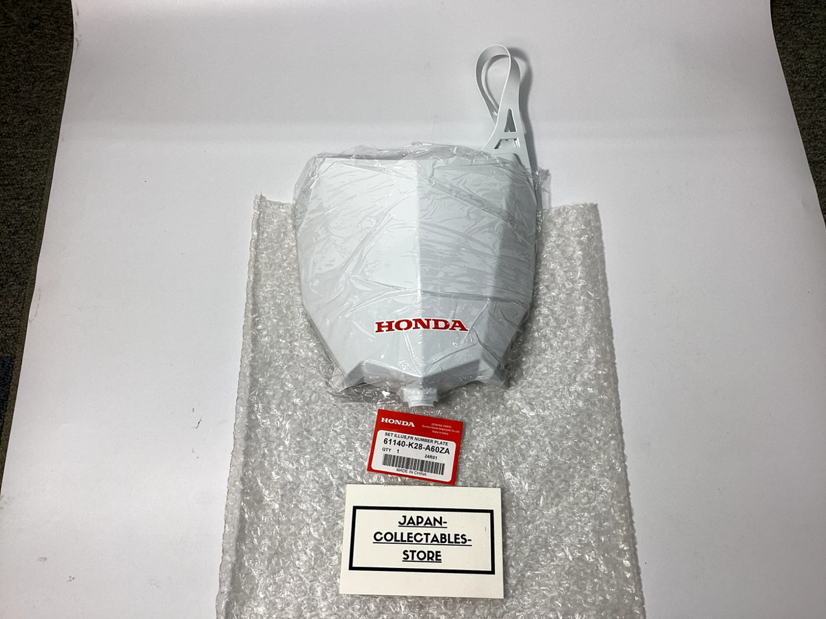 ma HONDA FRONT NUMBER PLATE 2019-2021 CRF110F CRF125F GENUINE