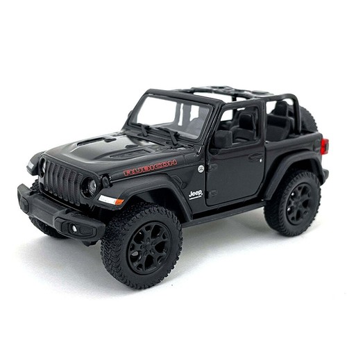2018 Jeep Wrangler Rubicon 4x4 1:34 Maßstab Druckgussmodell Cabrio Top schwarz von