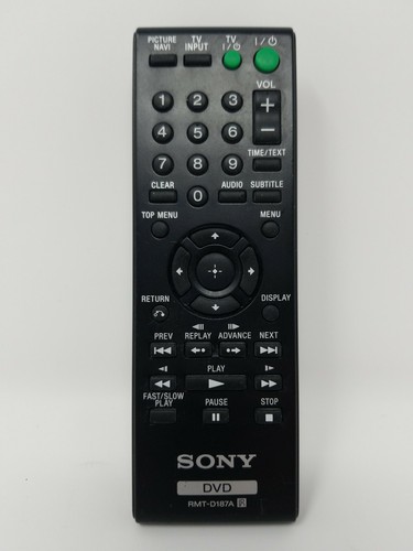 Mando a distancia original Sony RMT-D187A DVD NS611HP NS710 SR101B SR200 PROBADO - Imagen 1 de 6