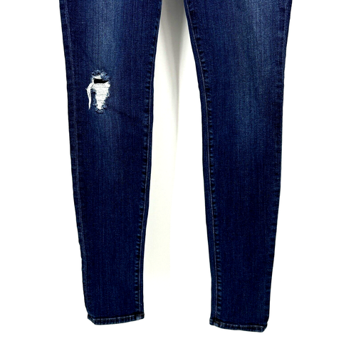J. Marken Jeans Damen Größe 30 Super Skinny Quantam Blau Distressed - Bild 7 von 10