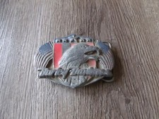 COLLECTIBLE HARLEY DAVIDSON EAGLE FLAG BELT BUCKLE