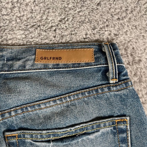 GRLFRND Women's Karolina Button Fly High-Rise Skinny Jeans Size 27 in Last Dance - Picture 11 of 11