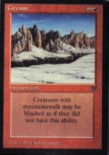Crevasse - Legends: #138, Magic: The Gathering Nm R114