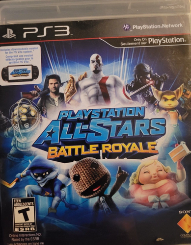 PlayStation All Stars Battle Royale PS3 (Sony PlayStation 3, 2012) Tested - Picture 1 of 4