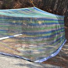 4,5 m (15 pieds) extra large taille motif bleu moustiquaire moustiquaire intérieur extérieur camping