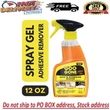 Goo Gone Adhesive Remover PRO POWER Spray Gel 12 oz Remover Cleaner