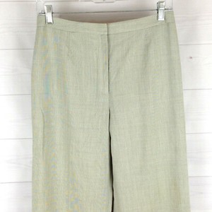 Ann-Taylor-LOFT-womens-size-6-gray-flat-front-mid-rise-lined-tapered-dress-pants