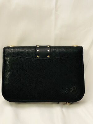 COACH CU044B4MPL 関税送料込 Coach NWT Crossbody Bag Mini Black With Golden Chain. Logo