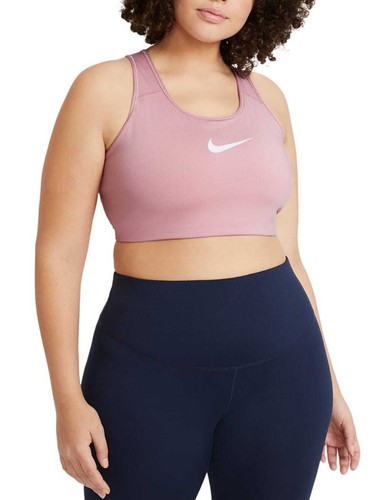 Nike Womens Plus Size Dri-Fit Swoosh Medium Support Sports Bra Chz Size & Color - Picture 17 of 22