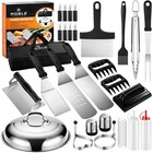 37Pc Flat Top Grill Accessories Set - Must Have for Your Outdoor with Profess.