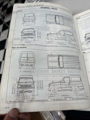 Manual de Servicio Nissan Modelo Serie 160 y 61 - Imagen 9 de 9