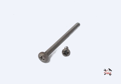 Flachkopfschrauben DIN 7985 H  -  Linsenkopf  -  M2 bis M5  -   A2 Edelstahl  - Bild 1 von 3