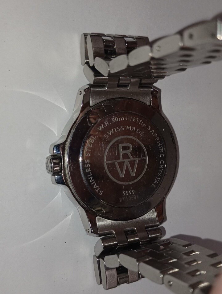 Raymond Weil Tango 39mm Steel Black Dial Quartz Mens Watch 5599ST