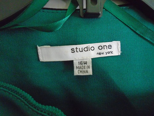Studio One, Women's 2 piece dress/with jacket Polyester/spandex Granny core - Picture 5 of 8