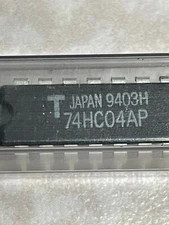 LOT of 25     74HC04AP DIP-14 High Speed Hex Inverter IC Toshiba 9403H Japan