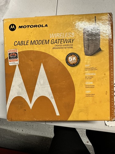Motorola Wireless Cable Modem Gateway SBG900 Creates Broadband Network -Open-NEW - Picture 2 of 10
