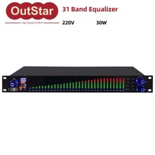 31 Band Equalizer Professional Audio Equalizer Graphic Equalizer 30W EQ-777S