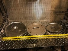 3 ROUND LIDS FOR RESTAURANT PANS / POTS - NEED THIS SOLD - SEND ME YOUR OFFER?