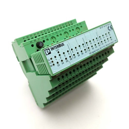 Phoenix Contact IB ST 24 DI 32/2 INTERBUS ST Digital Input Module, 32 In, 24VDC - Afbeelding 1 van 7