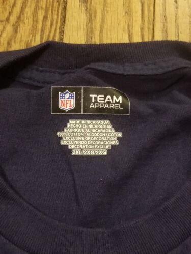 Nike NFL Seattle Seahawks Embroidered Football Shirt Blue Mens 2XL | eBay