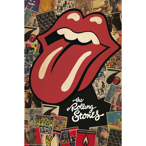 GB eye The Rolling Stones Collage 61 x 91.5cm / 24.2 x 35.8 inches Maxi Poster
