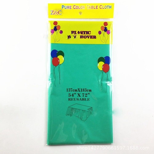 Party Table Cloth Wipe Clean Cover Rectangle Disposable UK Plastic Table Covers - Picture 18 of 25
