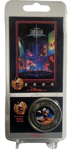 Disney Store Mickey Clock Light Up Fantasia Story Collection